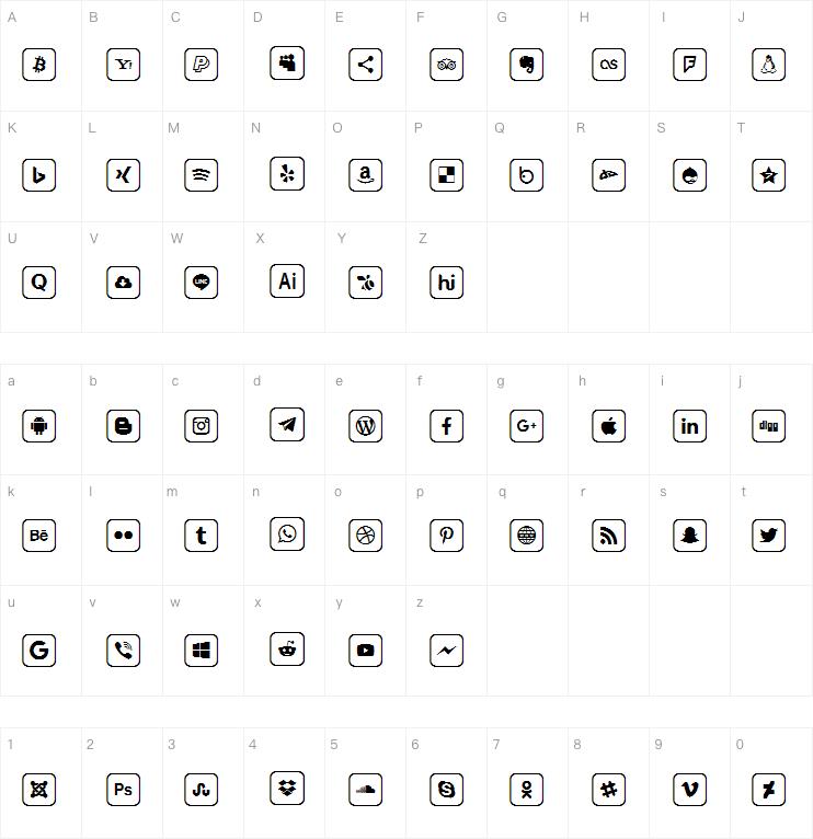 Icons 2019字体