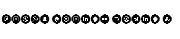 Icons Social Media 3字体
