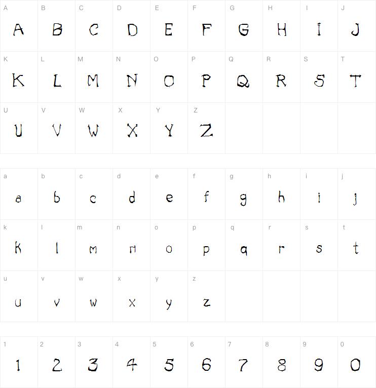 ILL oMen字体