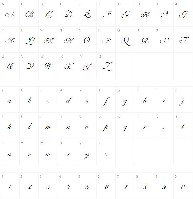 ILS Script字体