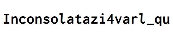 Inconsolatazi4varl_qu字体