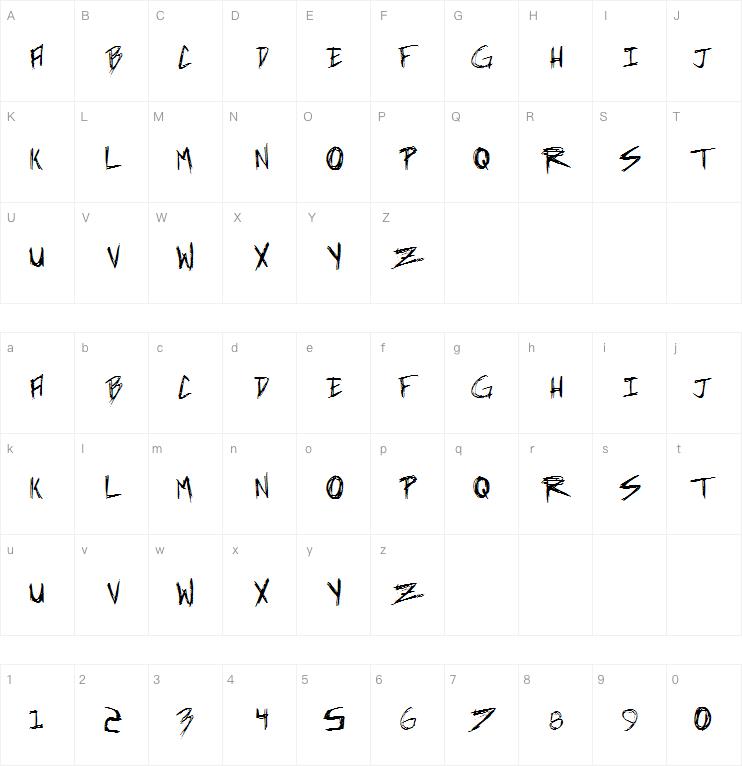 Incubus字体