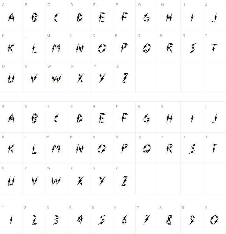 Inner Flasher字体