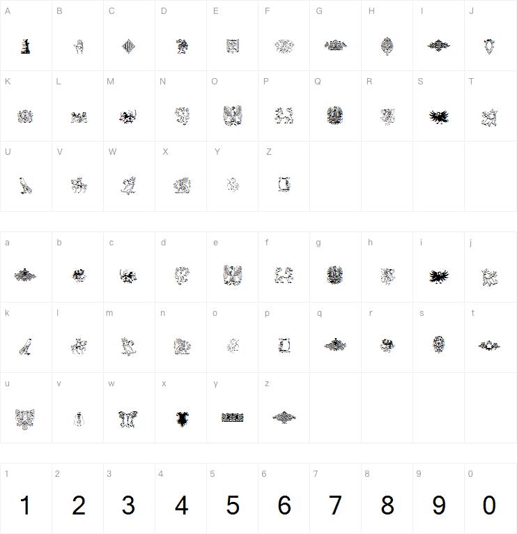 IntellectaHeraldics字体