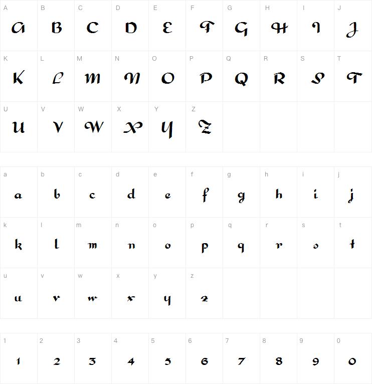 Interdite Script字体