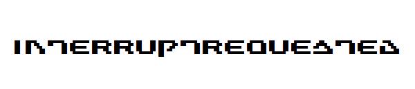InterruptRequested字体