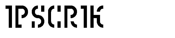 Ipscrik字体