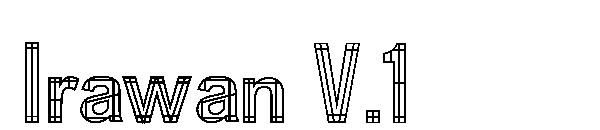 Irawan V.1字体