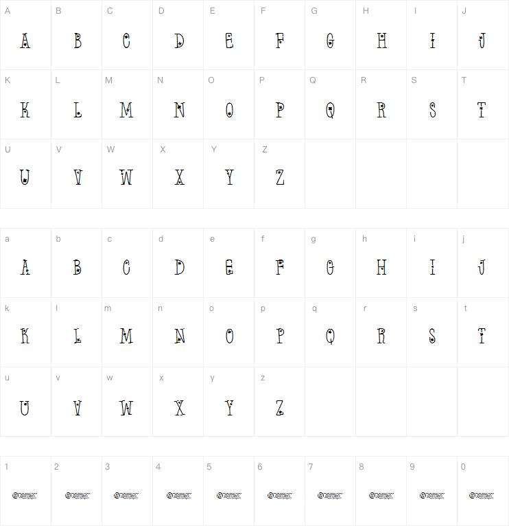 Irish ^ Clovers字体