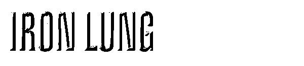 Iron Lung字体