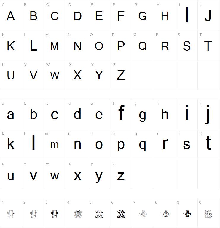 Ivy Tiles字体