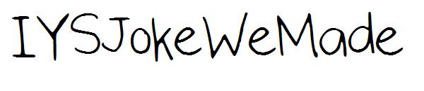 IYSJokeWeMade字体