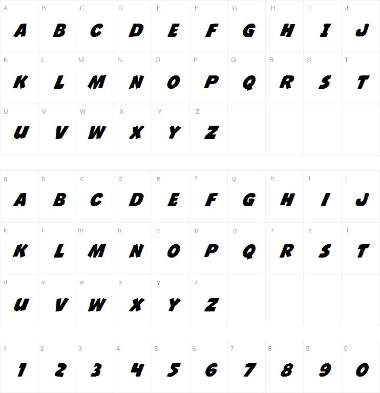 Jack's Candlestick字体