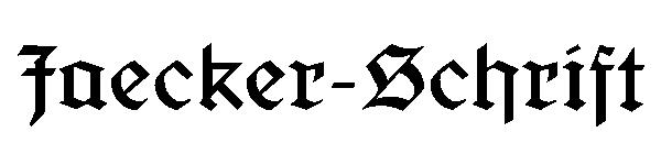Jaecker-Schrift