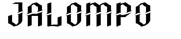 Jalompo字体