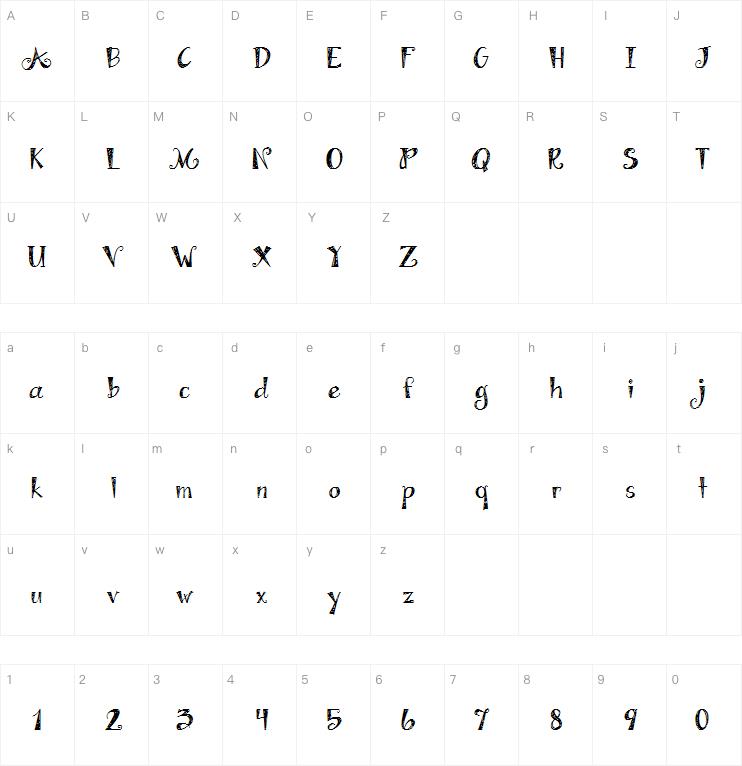 Janda Apple Cobbler字体