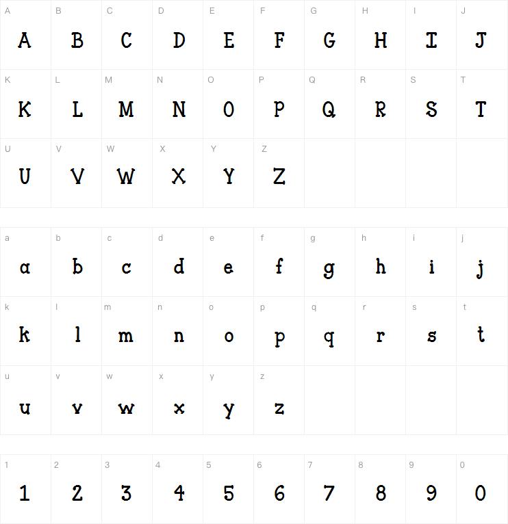 Janda Closer To字体