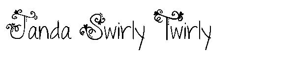 Janda Swirly Twirly字体