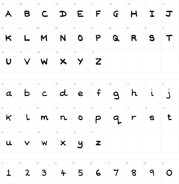 Jan Hand字体