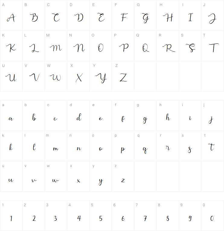 Janiella字体