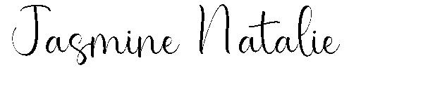 Jasmine Natalie字体