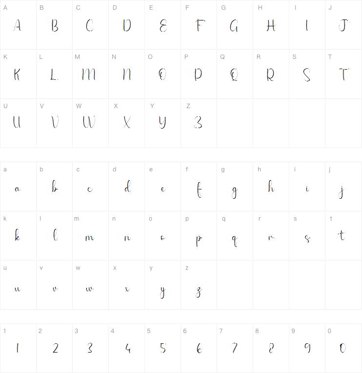 Jasmine Natalie字体