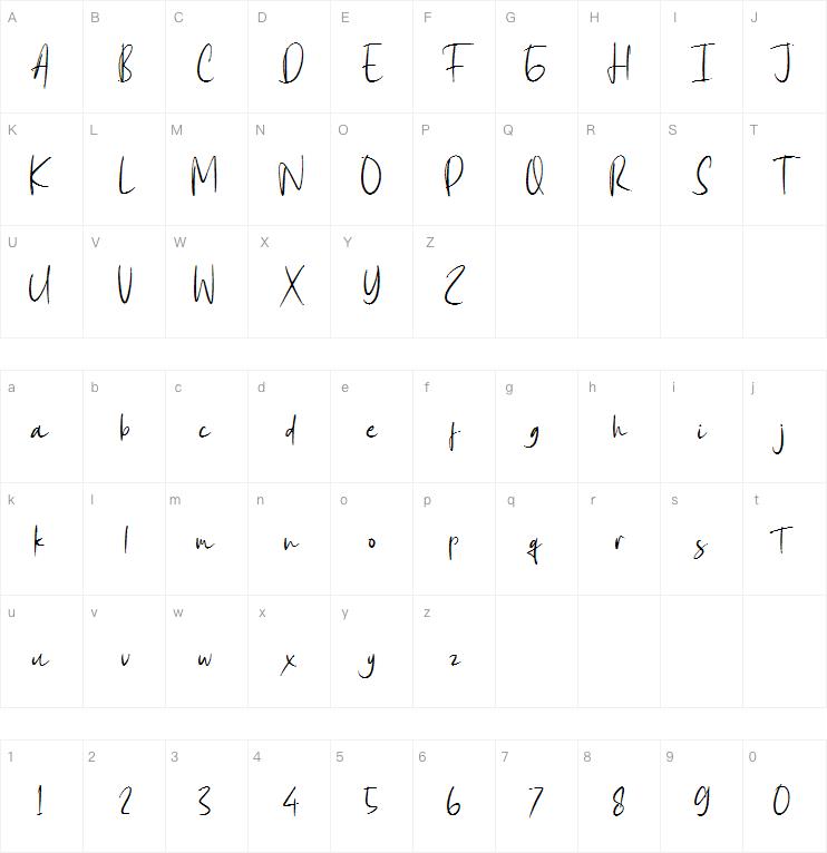 Jatina Script字体