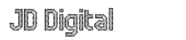 JD Digital字体
