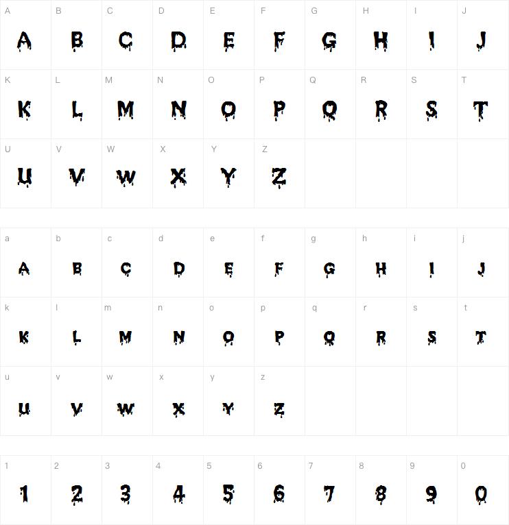 JD Melted字体