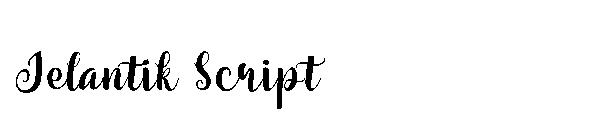 Jelantik Script字体