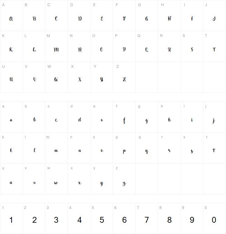 Jelantik Script字体
