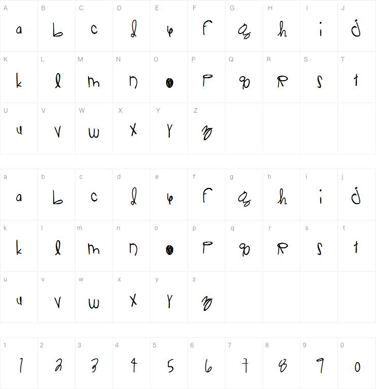 JelloRaindrops字体