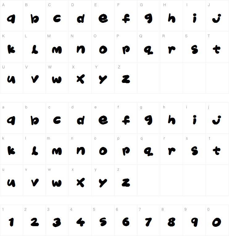 Jelly Kids字体