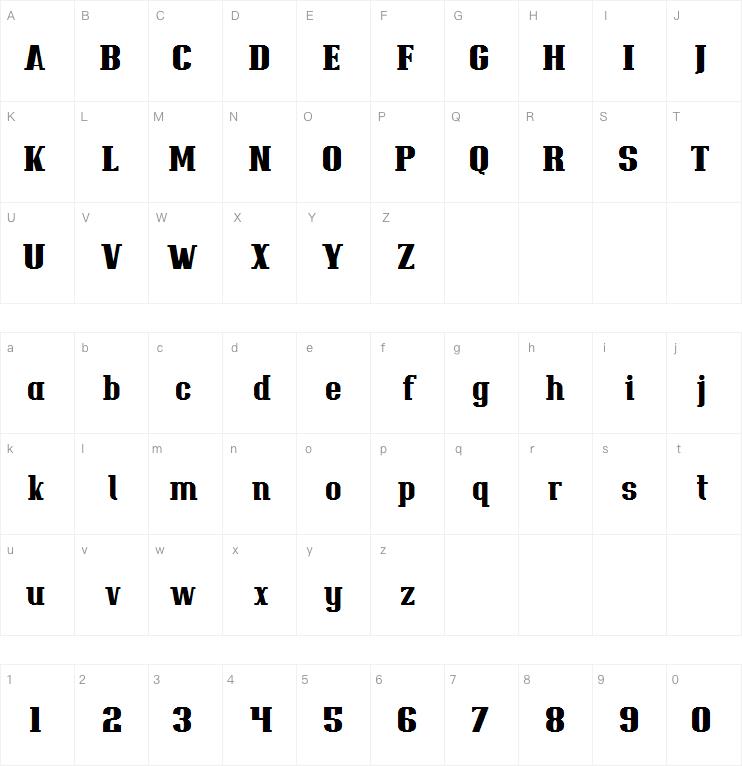 Jemboree字体