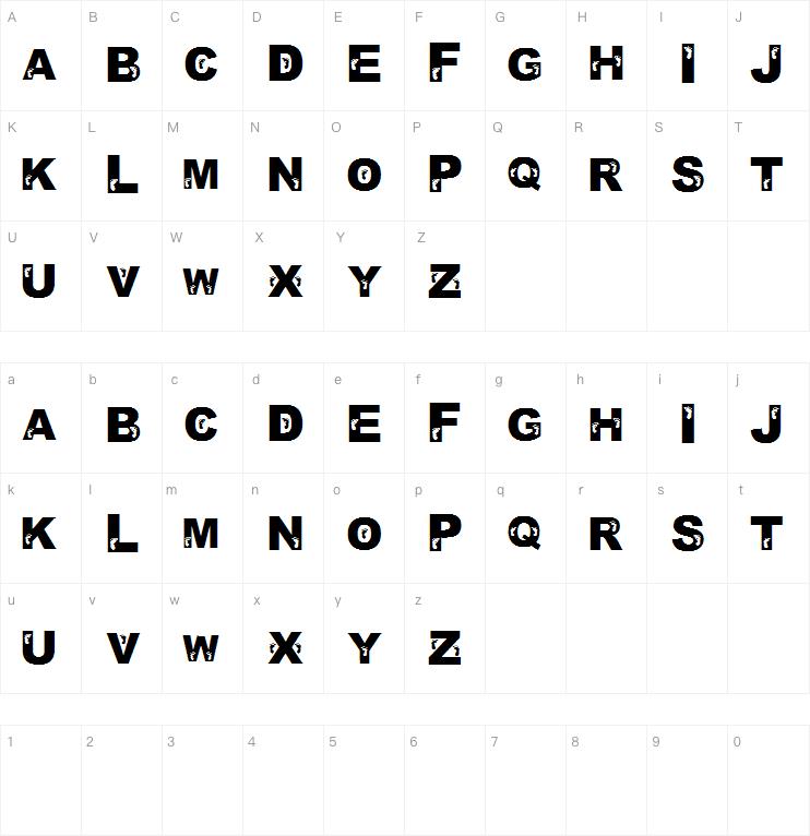 Jenna's Feet字体