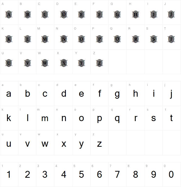 Jewelry Monogram字体
