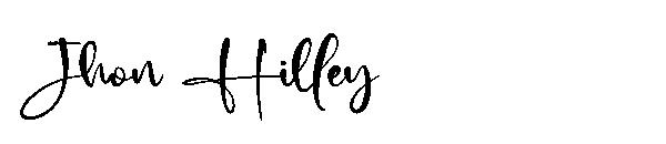 Jhon Hilley字体