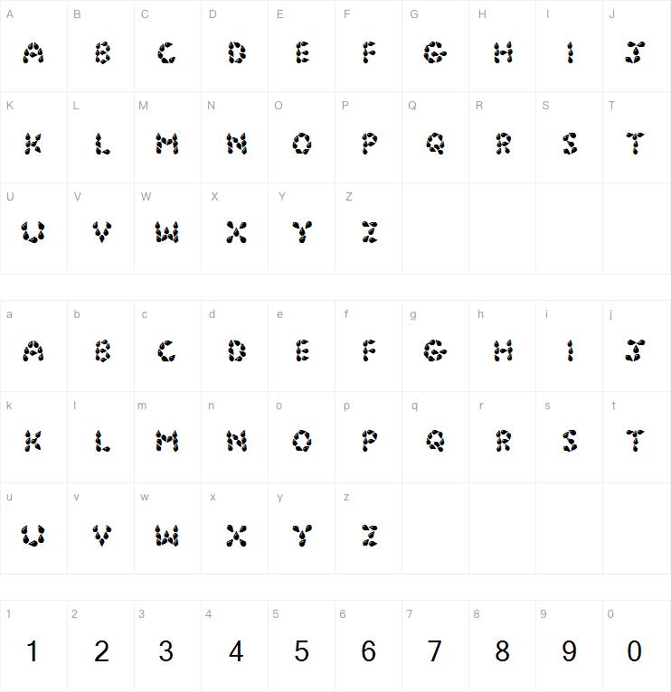 JI Seeds字体