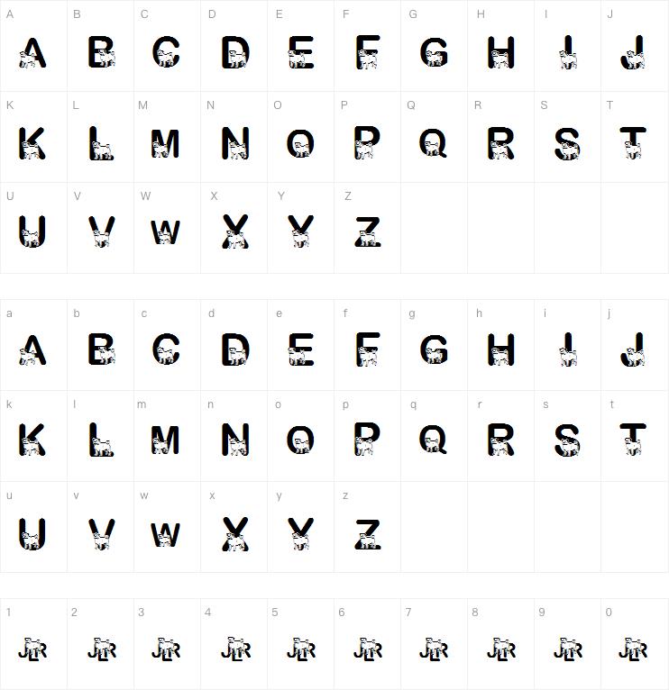 JLR Doggon!字体