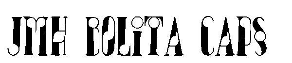 JMH Bolita Caps字体