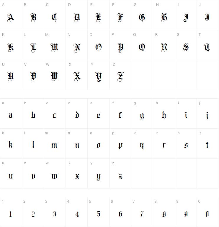 JMH Santa Maria字体