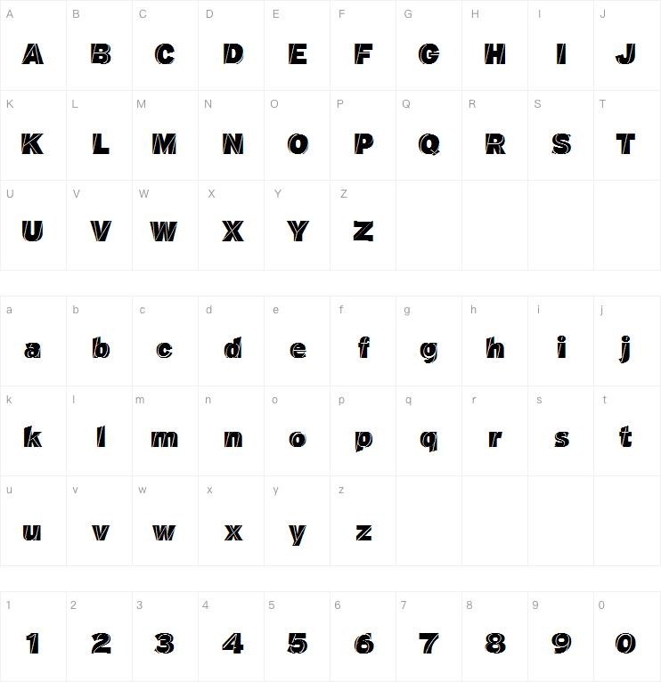J.M. Nexus Grotesque字体