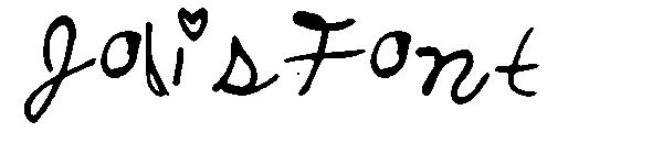 JolisFont字体