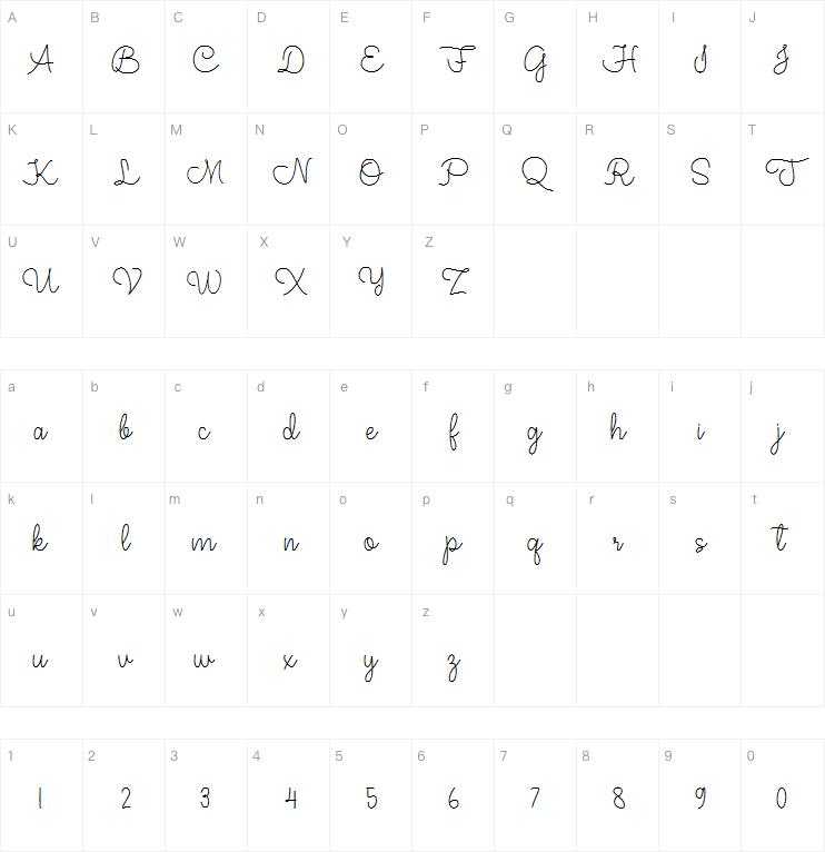 Jovita Signature字体