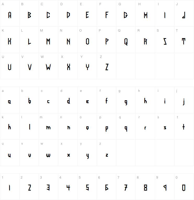 Judas Priest字体