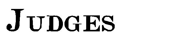 Judges字体