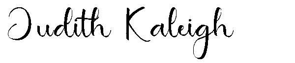 Judith Kaleigh字体