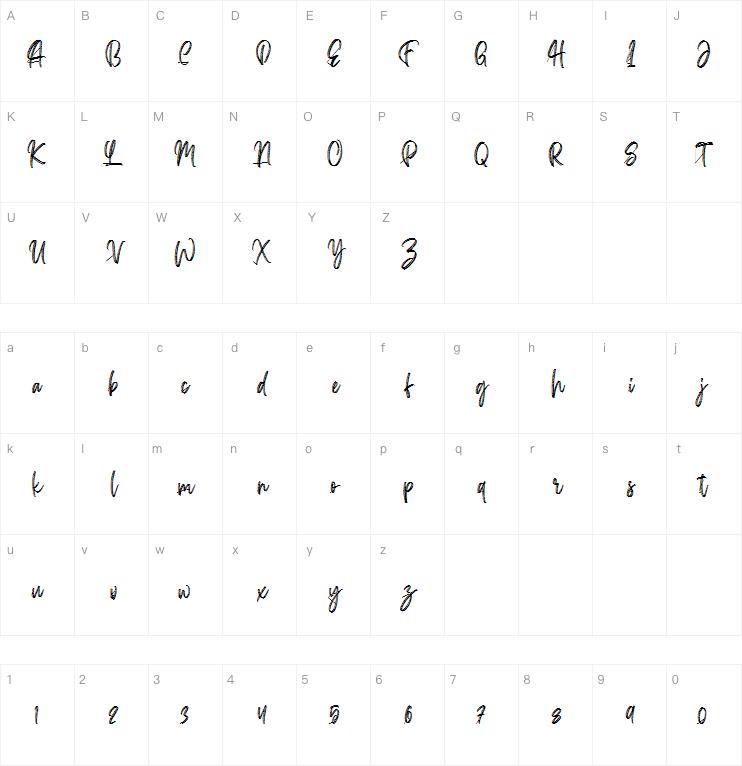 Judthing字体