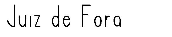 Juiz de Fora字体