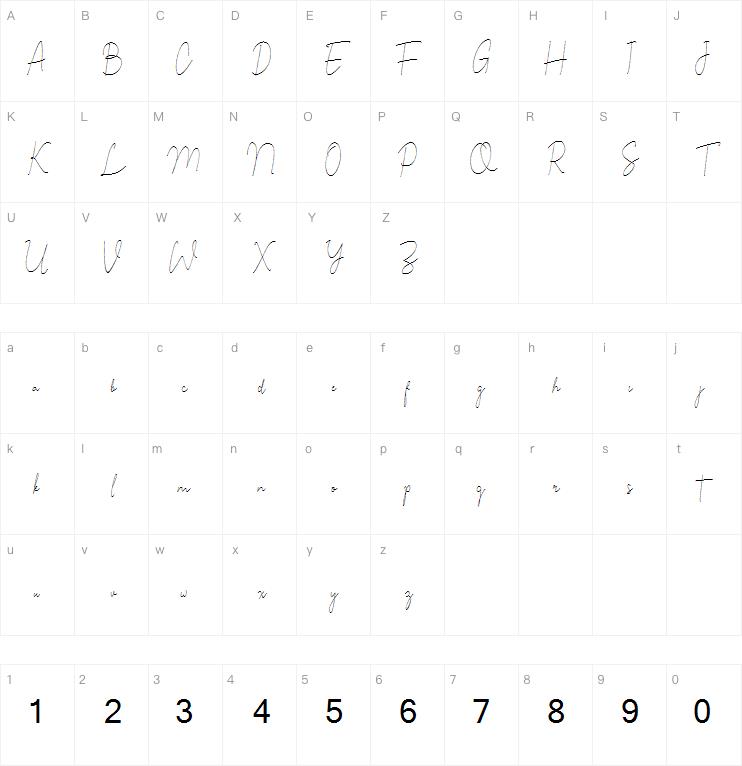 Julietta Signature字体